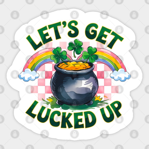 Lucky Vibes: Celebrate St. Patrick’s Day in Style Sticker by Steve
